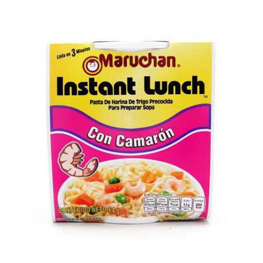 Sopa Instantánea con Camarón MARUCHAN Empaque 64g