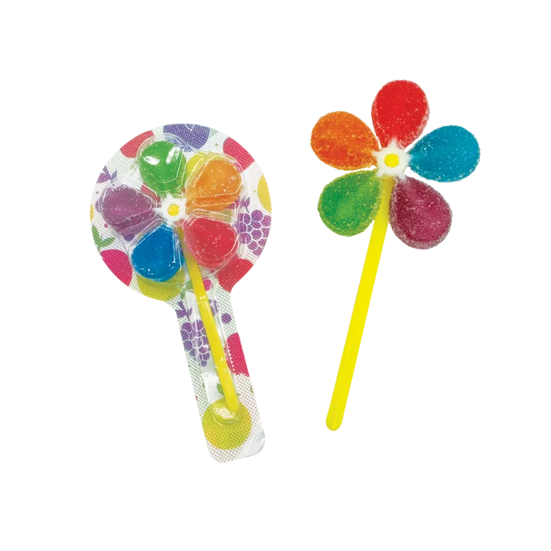 Paletas Gummy Rehilete 10g LAS DELICIAS Exhibidor c/30