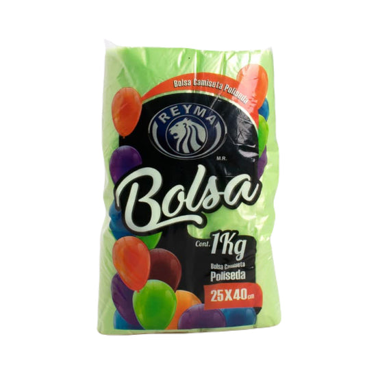 Bolsas Camiseta Chica 25x40cm Poliseda REYMA Bolsa 1Kg