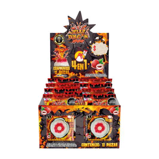 Jelly Volcán Extreme 33g HUBIN Caja c/12