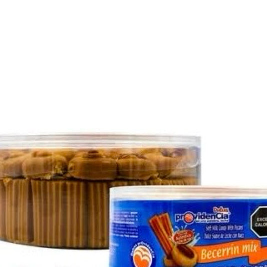 Dulces de Leche / Jamoncillos con Nuez Becerrín Mix PROVIDENCIA Vitrolero c/140