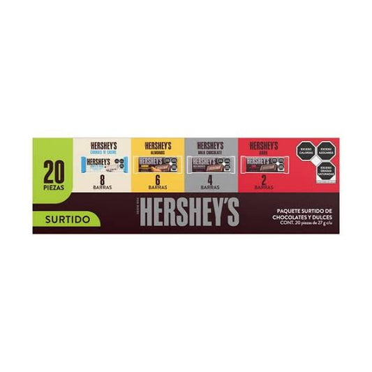 Chocolates Surtidos 27g HERSHEY’S Caja c/20