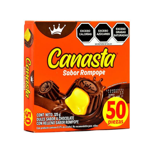 Chocolates Canasta Rompope LA CORONA Caja c/50