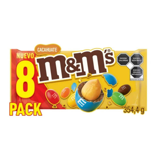 Chocolates M&M’s Cacahuate MARS Bolsa c/8