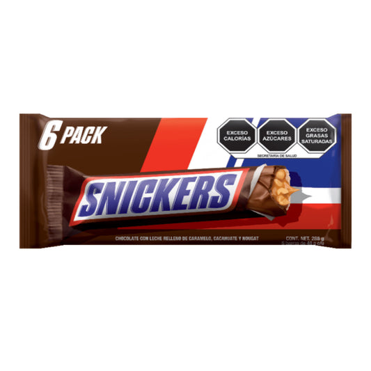 Chocolates Snickers 48g MARS Bolsa c/6