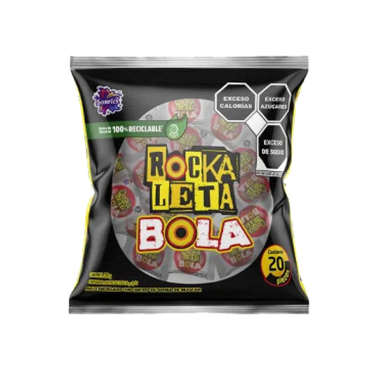 Rockaleta Bola 16g SONRIC’S Bolsa c/20