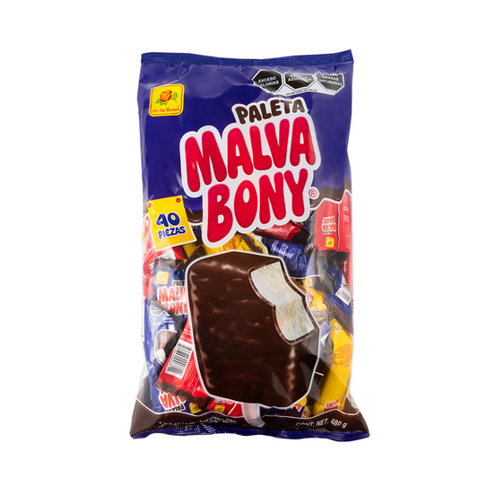 Paletas Malvabony 12g DE LA ROSA Bolsa c/40