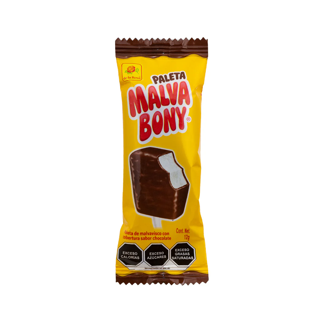 Paletas Malvabony 12g DE LA ROSA Bolsa c/40