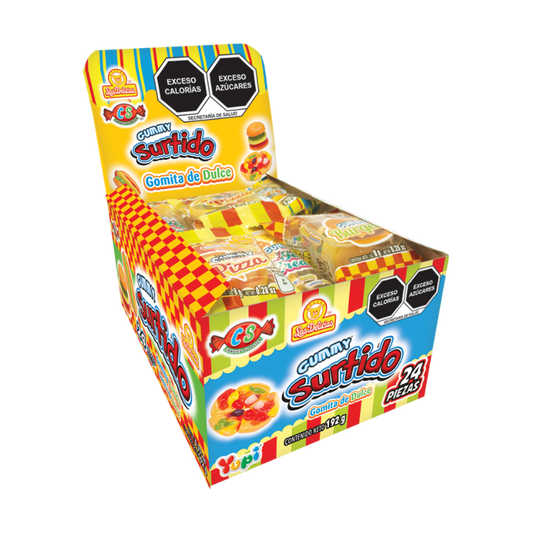 Gomitas Gummy Surtido LAS DELICIAS Caja c/24