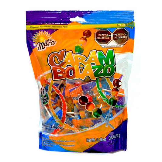 Paletas Semáforo Carambolazo 8g MARA Bolsa c/40