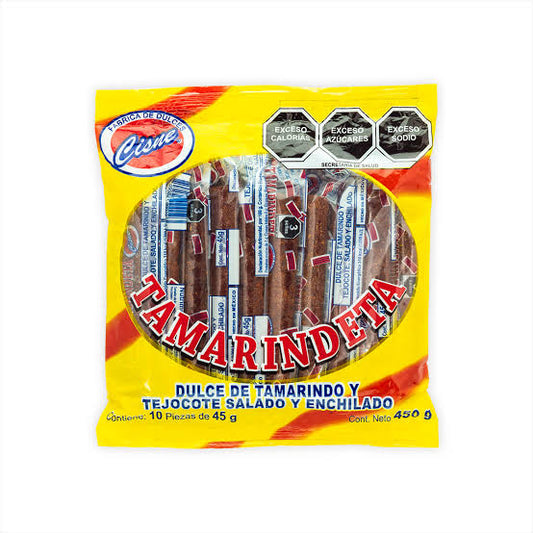 Riel de Tamarindo Entero Tamarindeta 45g CISNE Bolsa c/10