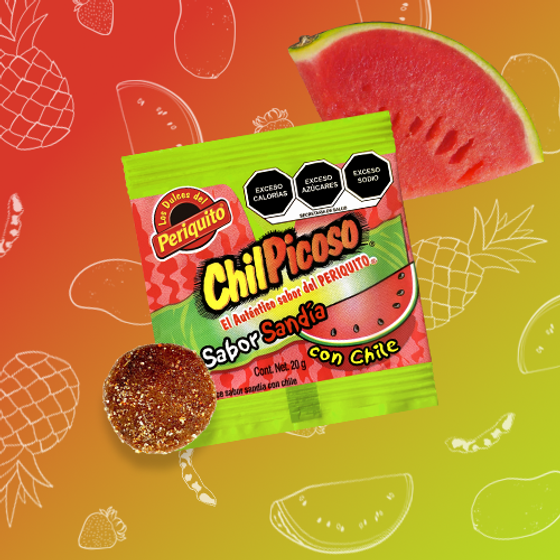 ChilPicoso Sandía con Chile 20g TICO Bolsa c/20