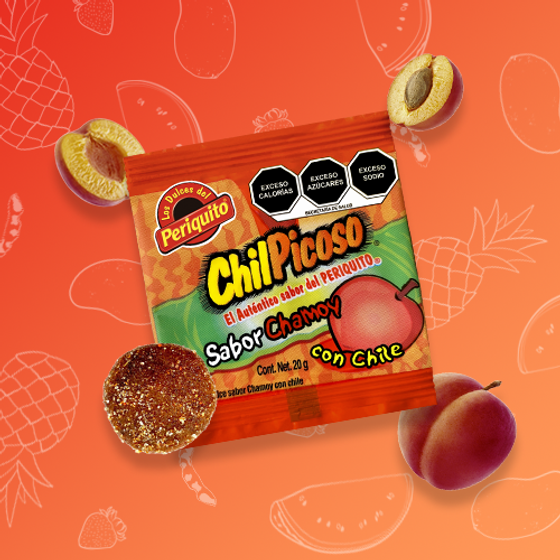 ChilPicoso Chamoy con Chile 20g TICO Bolsa c/20