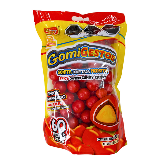 Gomitas GomiGestos Tamarindo 7g LAS DELICIAS Bolsa c/60