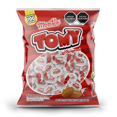 Caramelos Tomy 4.7g MONTES Bolsa c/100