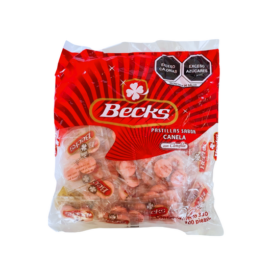 Pastillas Canela 2’s BECKS Bolsa c/100