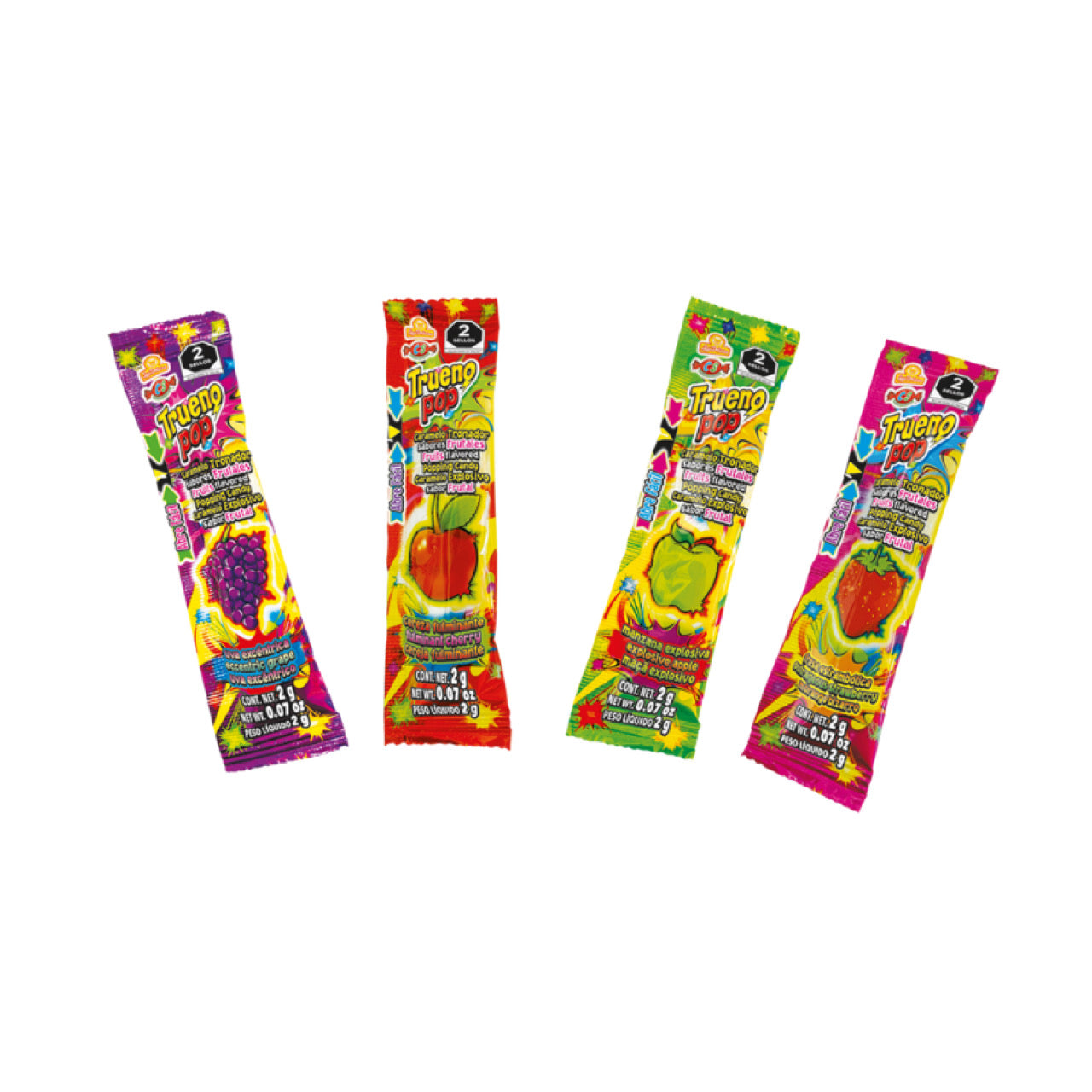 Trueno Pop Caramelo Tronador LAS DELICIAS Caja c/50