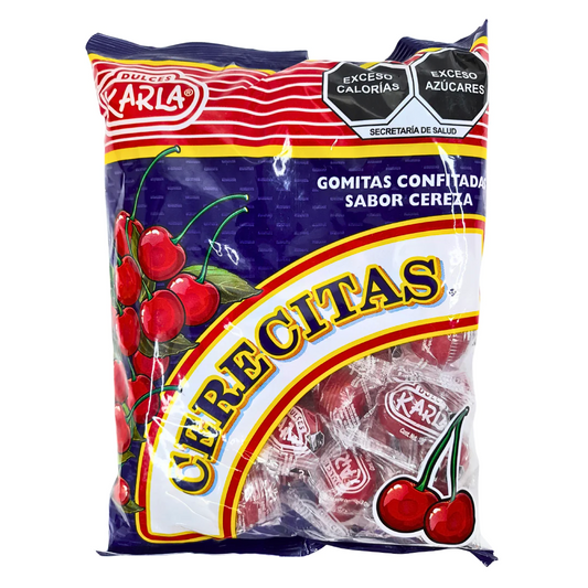 Gomitas Confitadas Cerecitas 10g KARLA Bolsa c/60