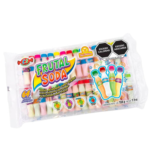 Caramelos Efervescentes Frutal Soda LAS DELICIAS Estuche c/64