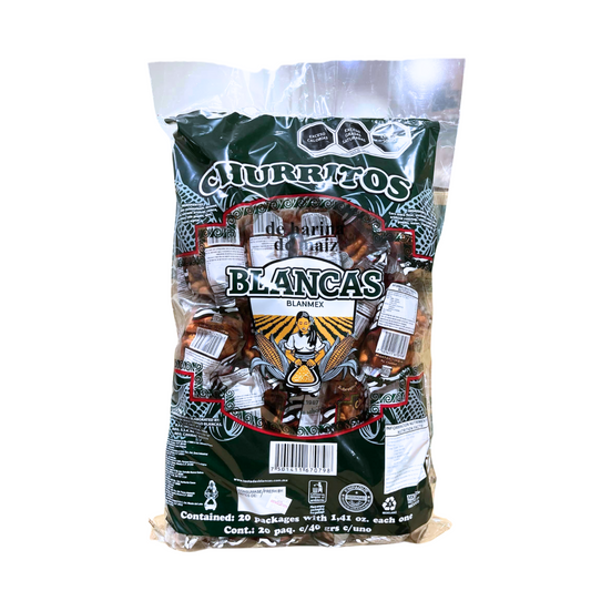 Churritos de Maíz 40g BLANCAS Bolsa c/20