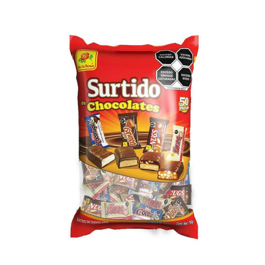Surtido de Chocolates Minis DE LA ROSA Bolsa c/50