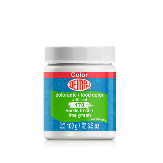Colorante Artificial Verde Limón DEIMAN Frasco 100g