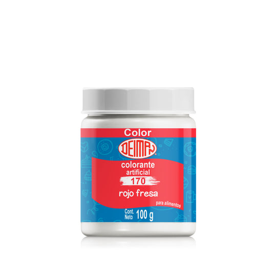 Colorante Artificial Rojo Fresa DEIMAN Frasco 100g