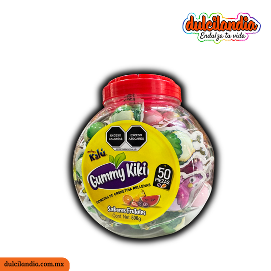 Gomitas Gummy Kiki Surtido 10g KALÚ Vitrolero c/50