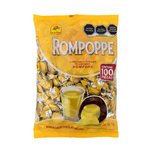 Chocolates Rellenos Rompoppe 10g DE LA ROSA Bolsa c/100