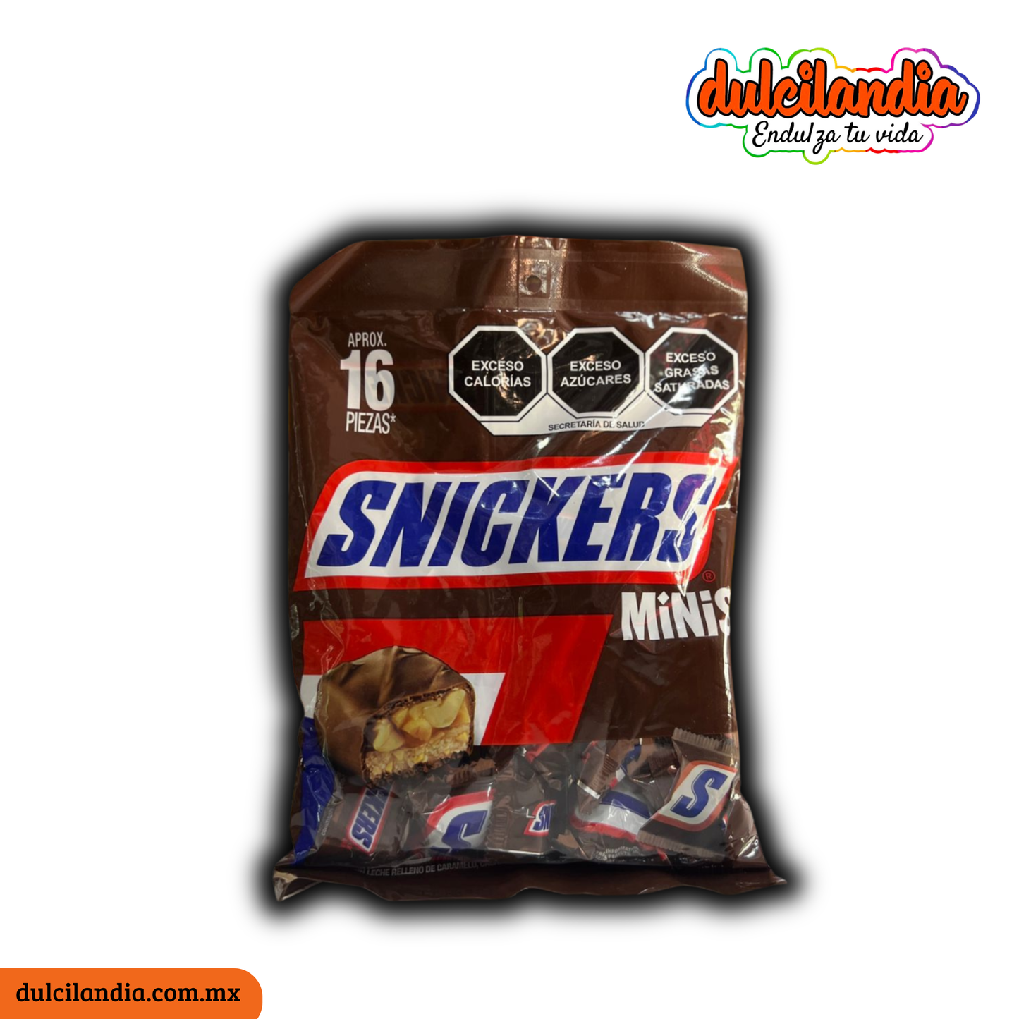 Chocolates Snickers Minis 8.5g MARS Bolsa c/16