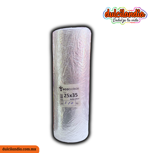 Bolsas Rollo 25x35 Transparente ECOBOLSAS (Precio x Kg)