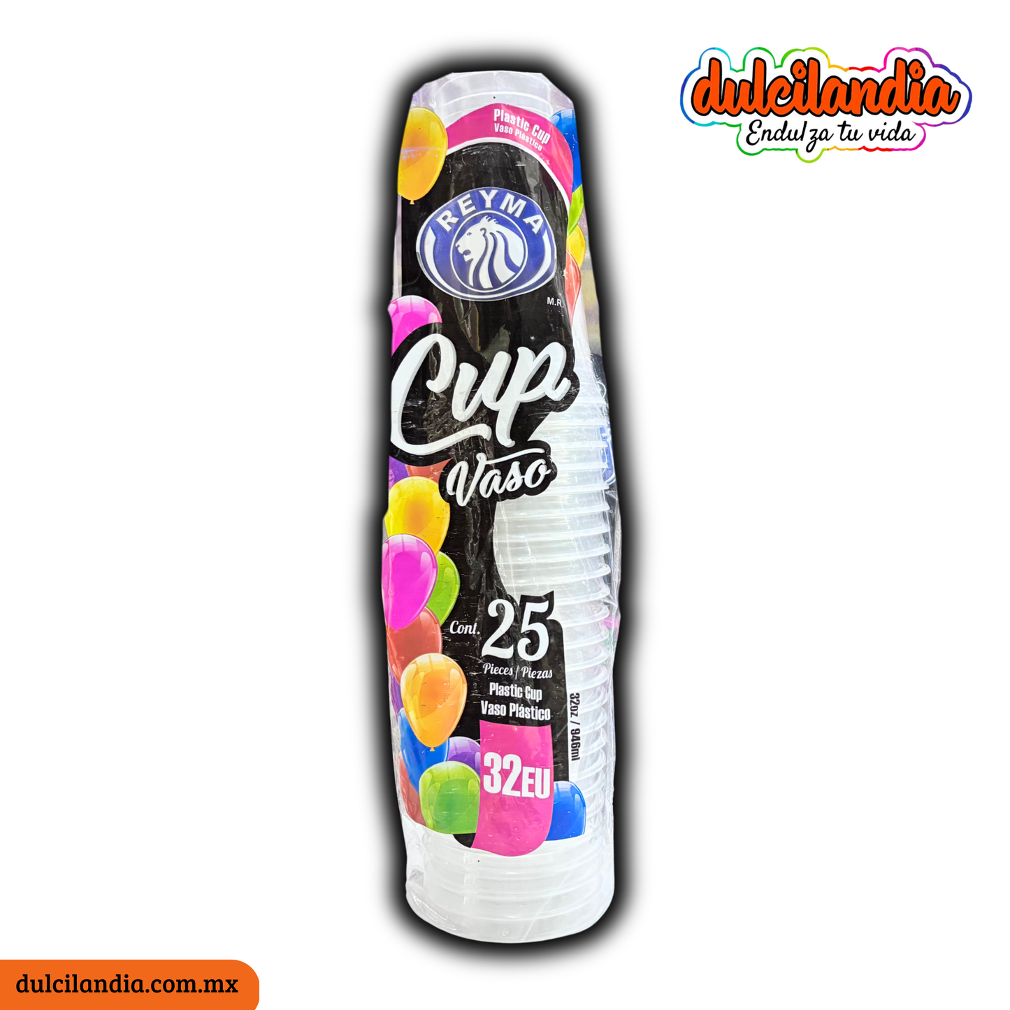 Vasos Plásticos 32EU REYMA Empaque c/25