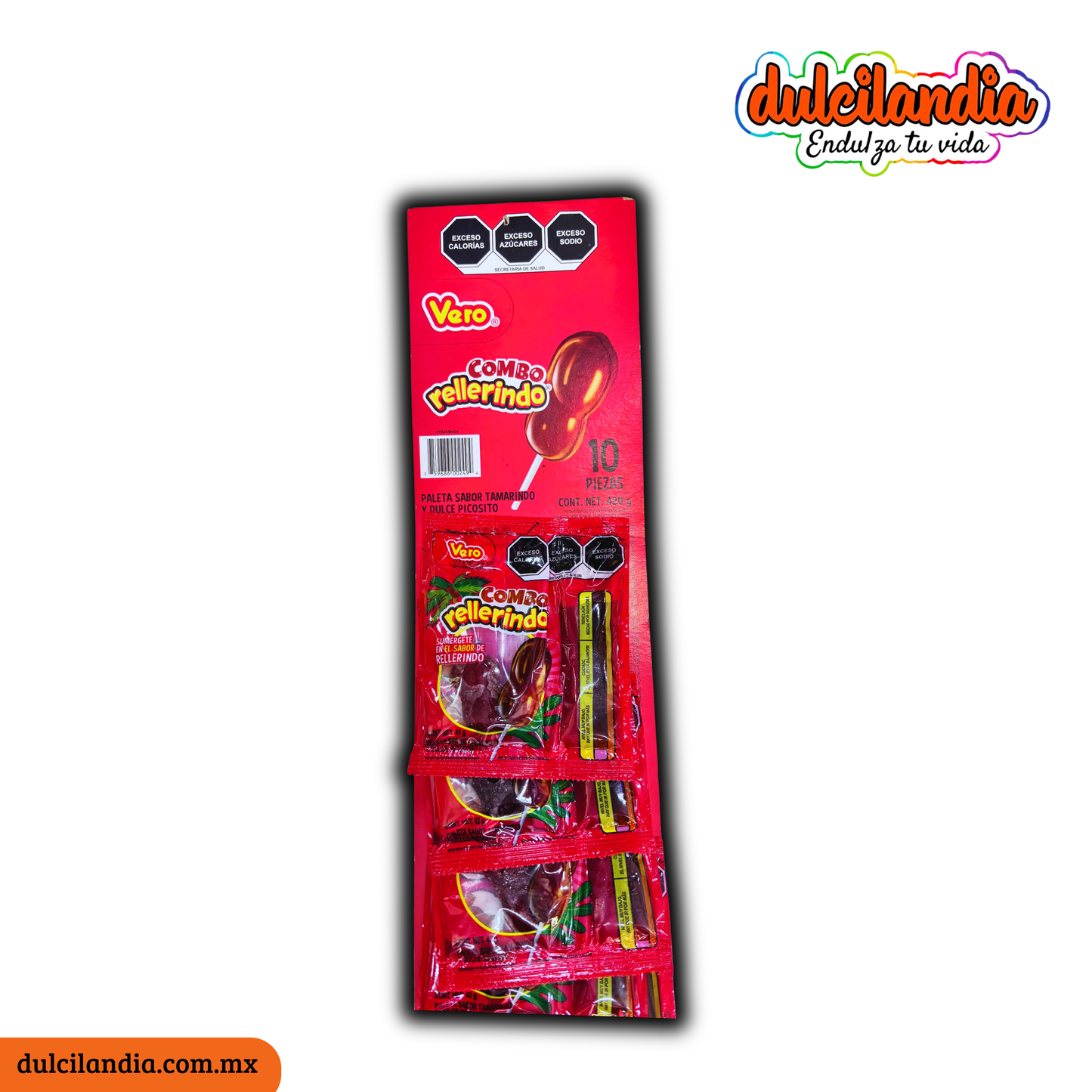 Paletas Combo Rellerindo 43g VERO Tira c/10