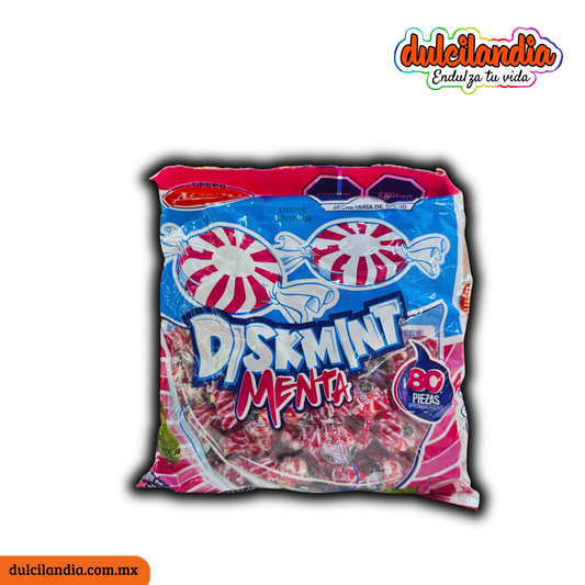 Caramelos Diskmint Discos de Menta ALTEÑO Bolsa c/80