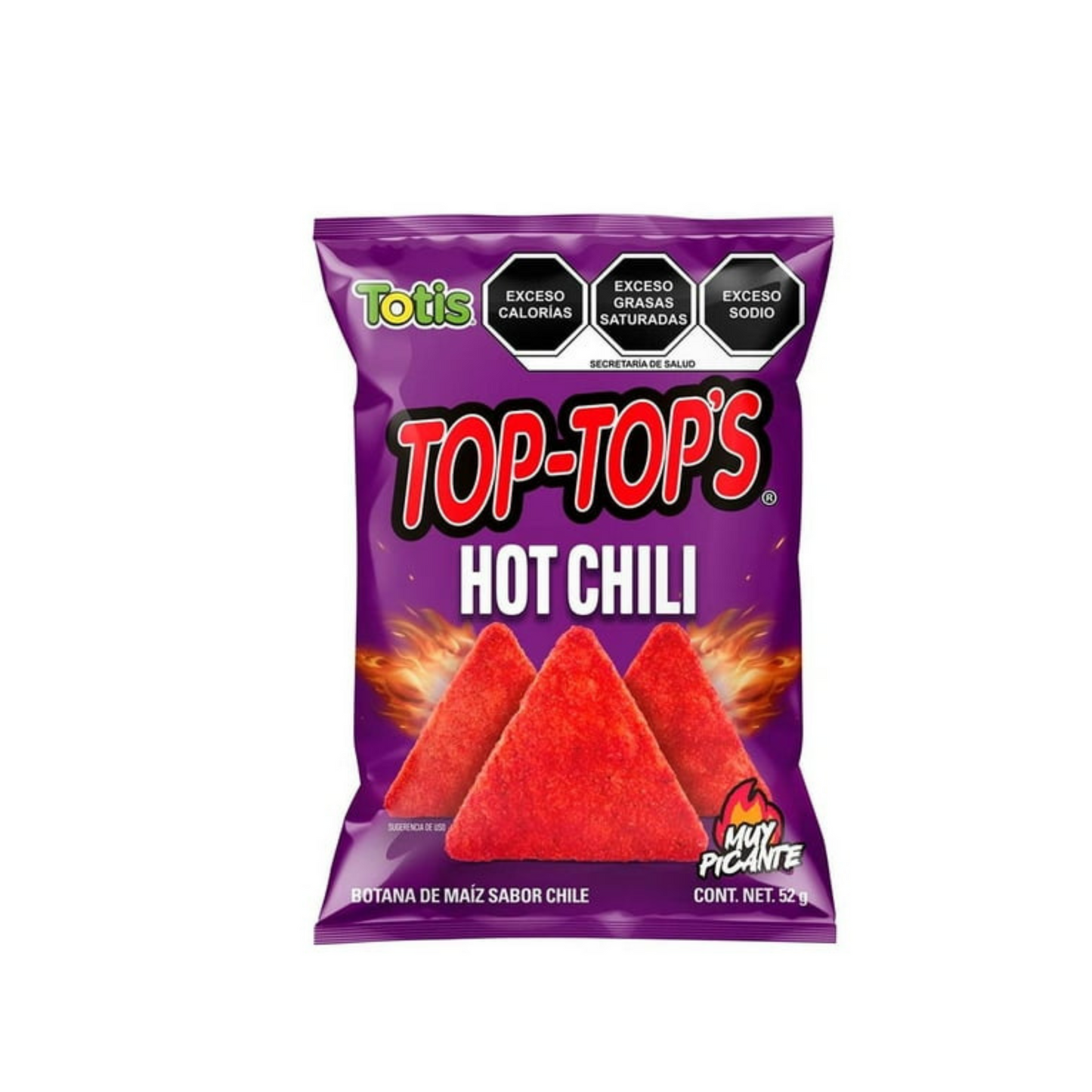 Top-Top’s Hot Chili 52g TOTIS Bolsa c/10