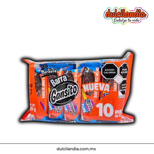 Barras Gansito 22g MARINELA Bolsa c/10