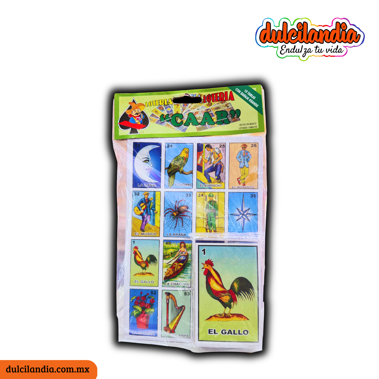 Lotería Mexicana con Baraja CAAR Empaque c/10