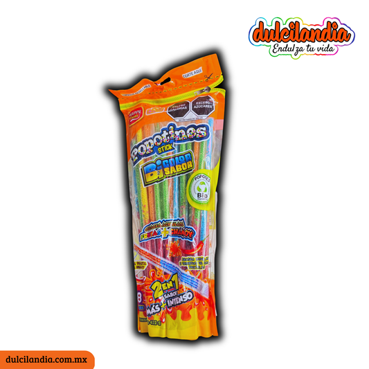 Popotines Stick Bisabor 9g LAS DELICIAS Bolsa c/48