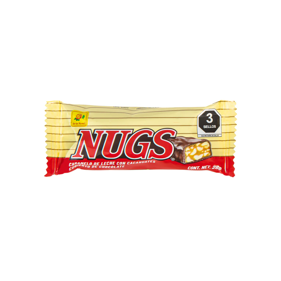 Chocolates Nugs 25g DE LA ROSA Caja c/12