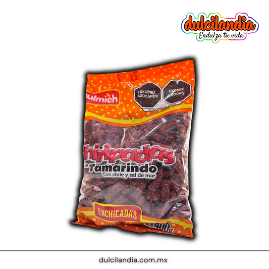 Riel de Tamarindo Chiripadas Enchiladas Trozo DULMICH Bolsa 400g