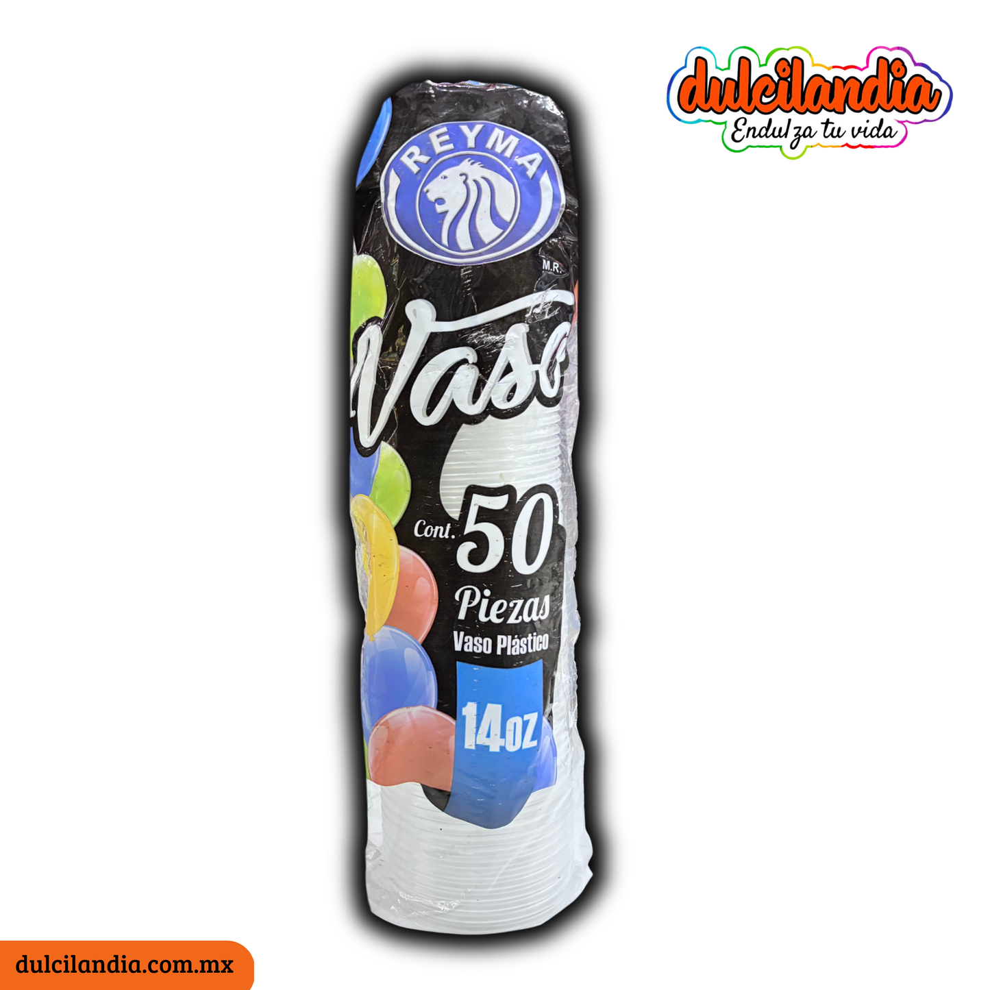 Vasos Plásticos 14oz REYMA Empaque c/50