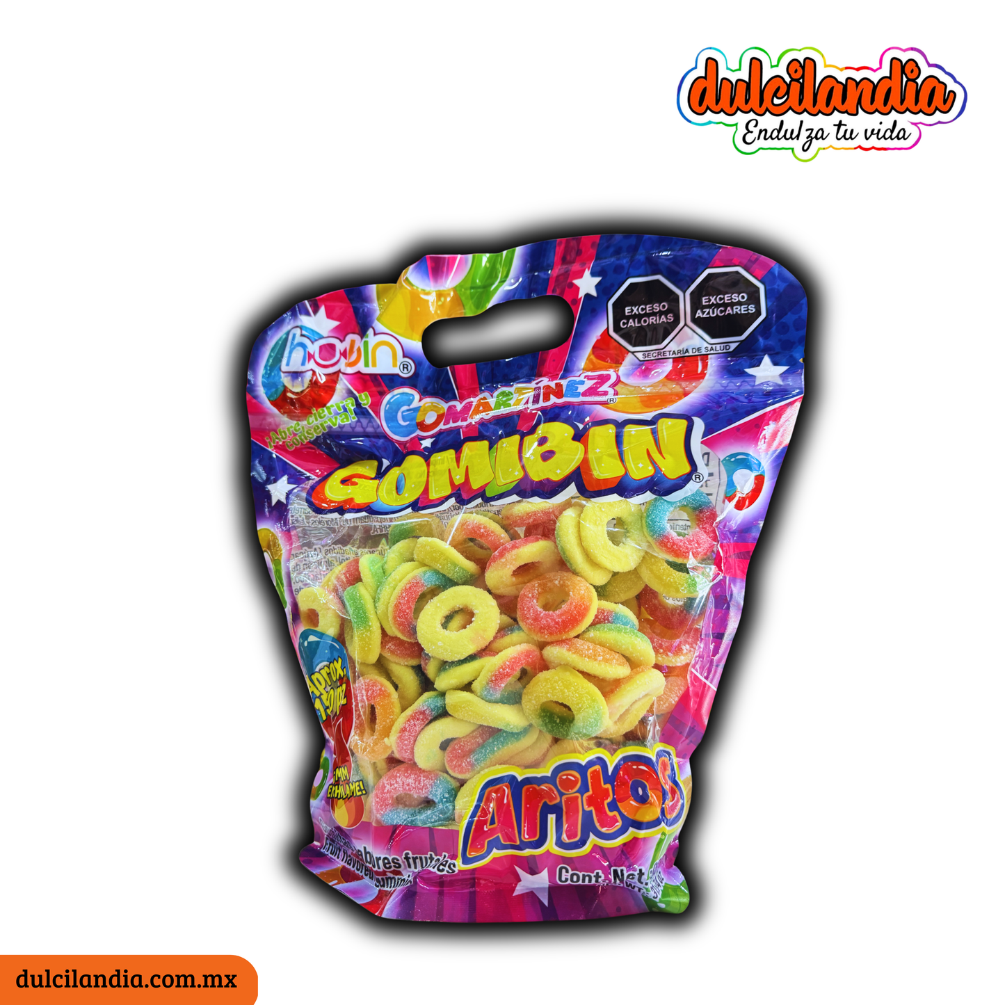 Gomitas Gomibin Aritos Frutales HUBIN Bolsa 900g c/150