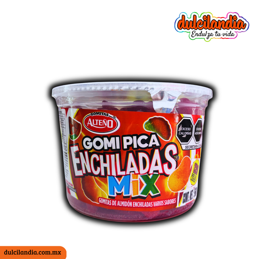 Gomitas Gomi Pica Enchiladas Mix ALTEÑO Vitrolero c/120