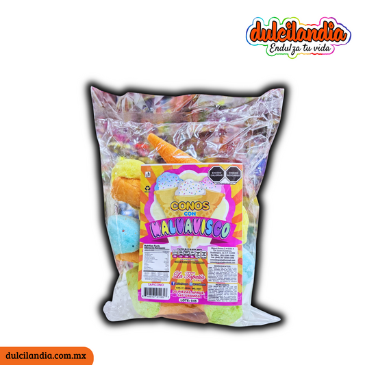 Conos con Bombón Malvaviscos Tapicono LA TAPATIA Bolsa c/20