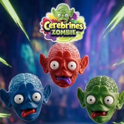 Cerebrines Zombie Caramelo Líquido 20g LAS DELICIAS Exhibidor c/20