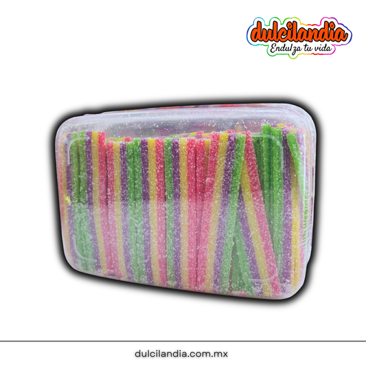 Gomitas Gummy Tirasplash Tutti Frutti HUBIN Exhibidor c/121