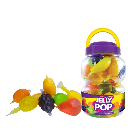 Gelatinas Jelly Pop Surtida KALÚ Vitrolero c/40