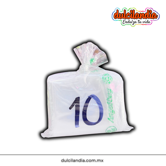 Bolsas Plástico 10x26 Planas ECOBOLSAS Bolsa 250g
