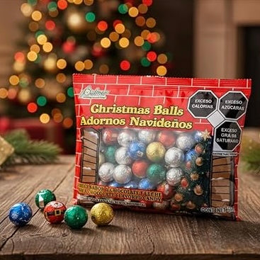 Chocolates Navideños Christmas Balls Esferas PALMER Bolsa 500g