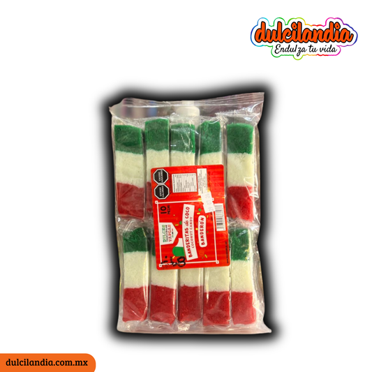Banderas de Coco Banderón 70g DULCES TRADICIONALES VARGAS Bolsa c/10